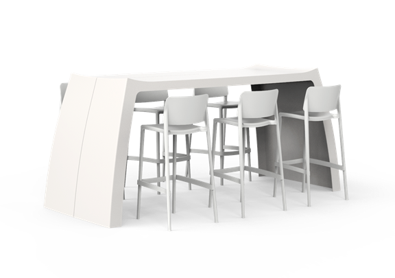 ONE TO SIT High Table HTO210 / Kollektion Original / White