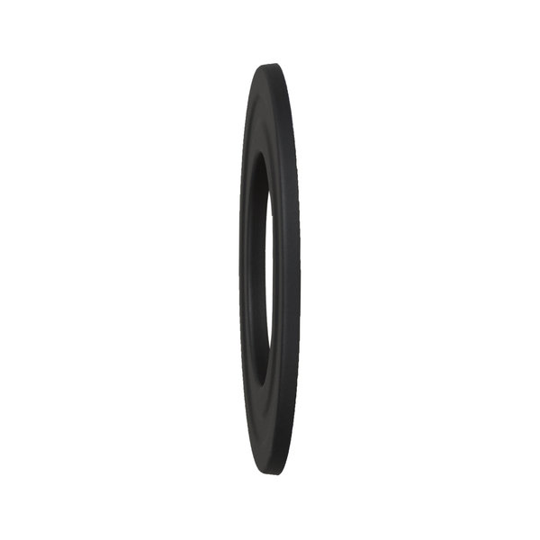 Pelletrohr Rosette Rand 35 mm schwarz