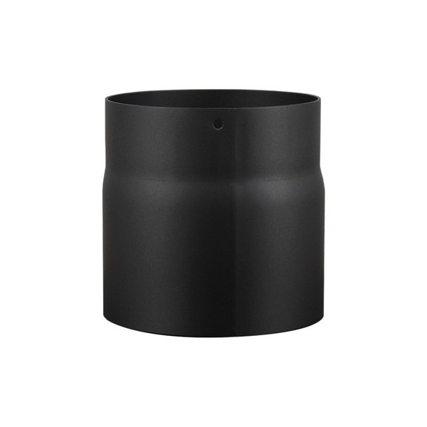 Ofenrohr Verlängerungsrohr 150 mm | Premium schwarz
