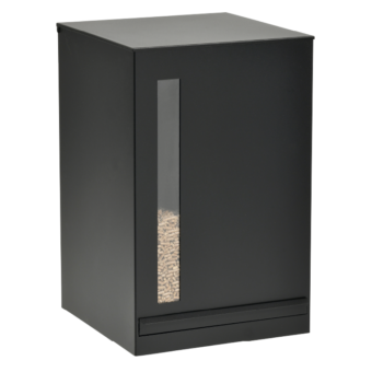 Pelletbox Titan+ Stahl schwarz